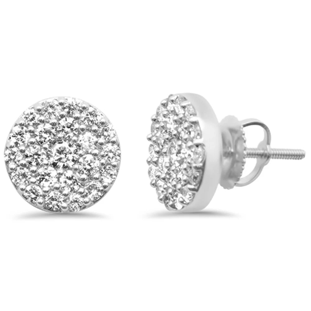 1.00ct 14K Yellow Gold Round Shaped Earrings
