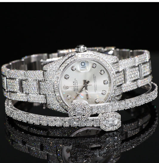 Rolex 26mm Date Just | Diamond Set