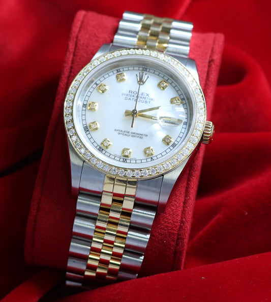 Ladies Rolex Datejust 26mm – Diamond Bezel | Two-Tone Jubilee Watch