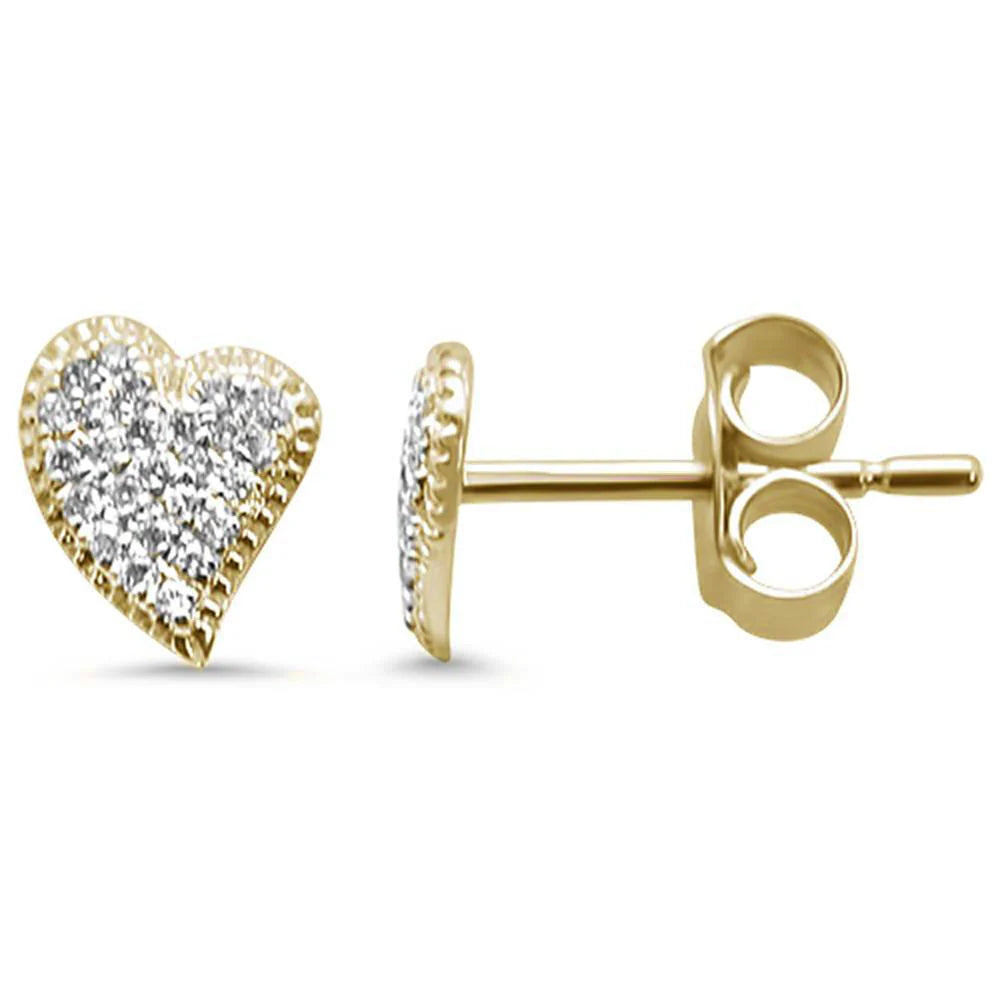 Heart Modern Diamond Earrings