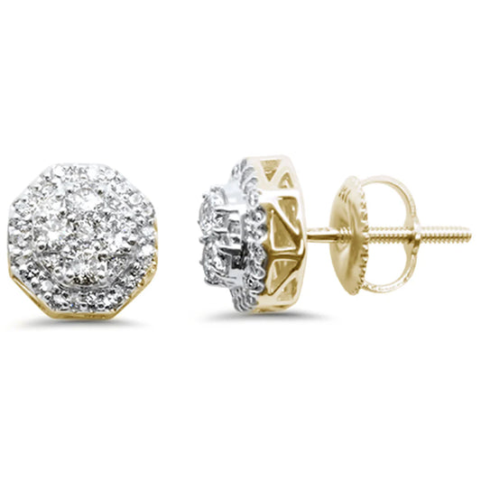 51ct G SI 14K Yellow Gold Filigree Earrings