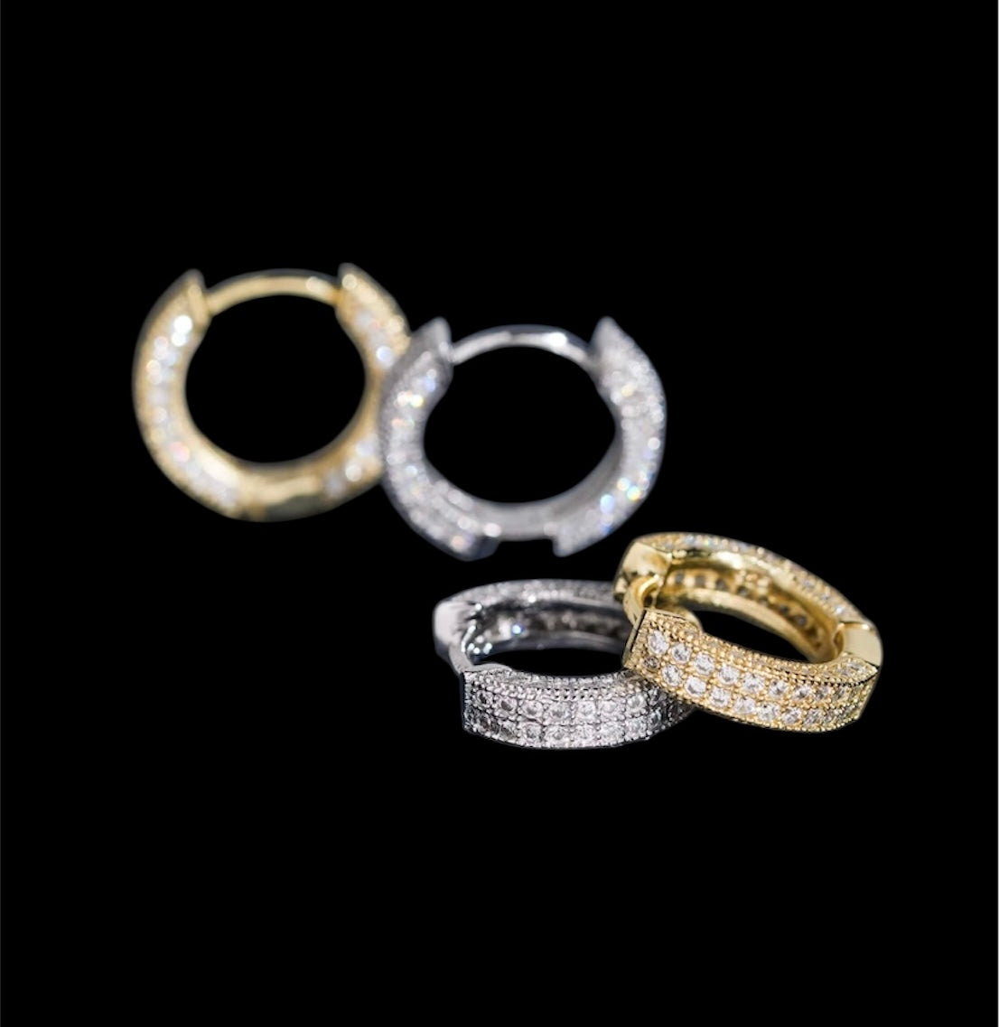 VVS HOOP DIAMOND EARRINGS